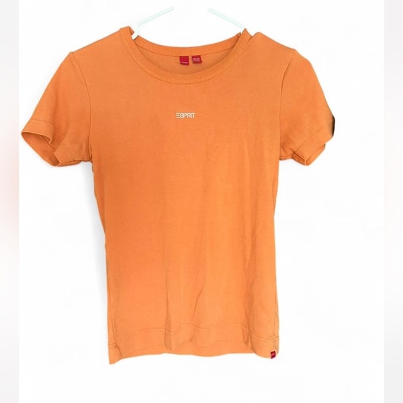 Esprit Bold Orange Crewneck Top - Picture 1 of 3